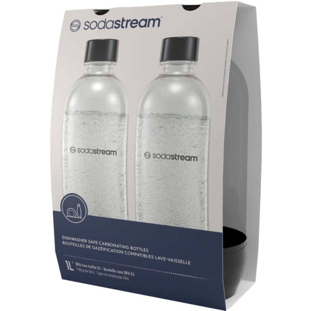 Bouteille SODASTREAM Pack 2 1L lave-vaisselle classique