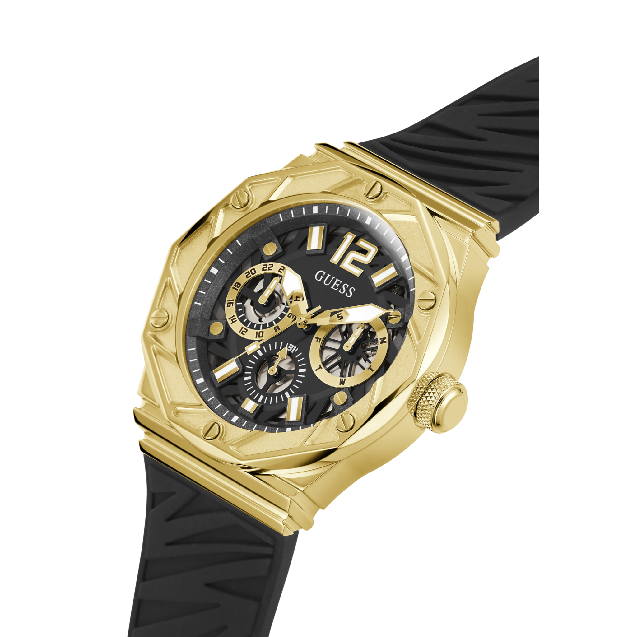 Guess Reloj Analógico De Cuarzo Rival