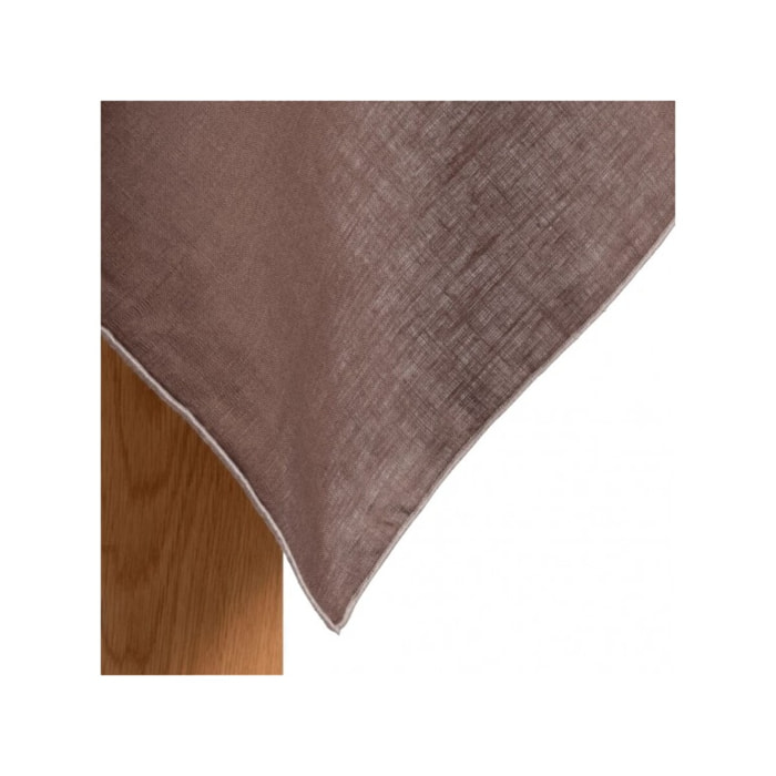 Nappe carrée en tissu 170x170 cm lin et coton - MILA