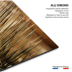 Tableau golden palm Tableau alu Dibond