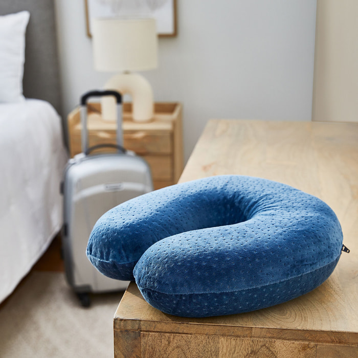 Almohada de Viaje Cervical Viscoelástica | Firmeza Baja