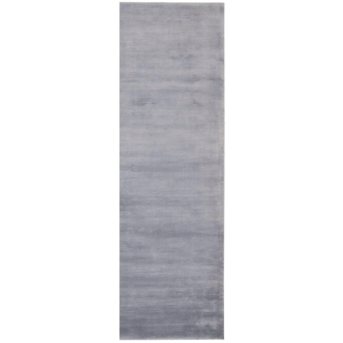 Tapis salon et chambre fait main en viscose motif uni CAPE