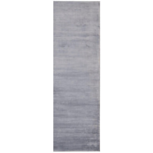 Tapis salon et chambre fait main en viscose motif uni CAPE