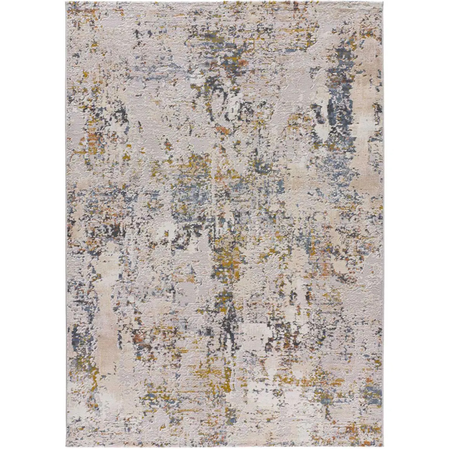 SPRINGS Alfombra abstracta de pelo corto multicolor, varias medidas disponibles