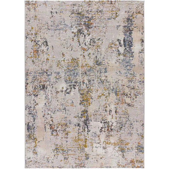 SPRINGS Alfombra abstracta de pelo corto multicolor, varias medidas disponibles
