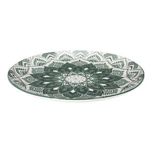 Service Vaisselle 12pcs Mandala Vert