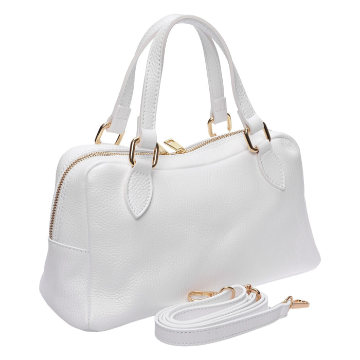 Borsa a mano Anna Luchini Bianco