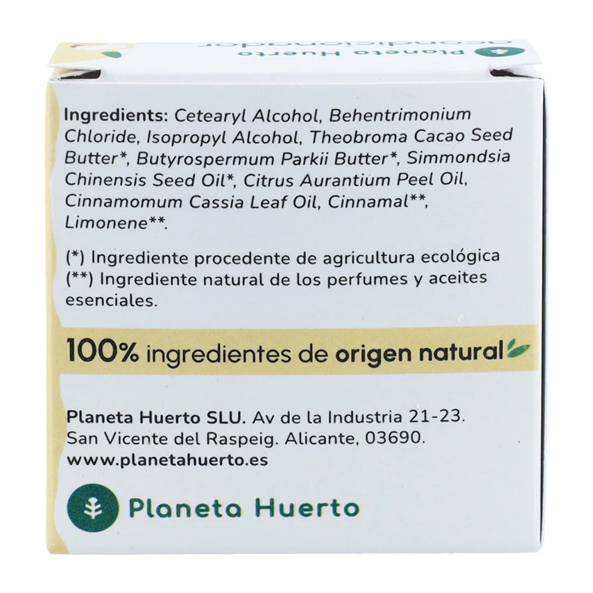 Acondicionador sólido reparador Planeta Huerto 70 gr