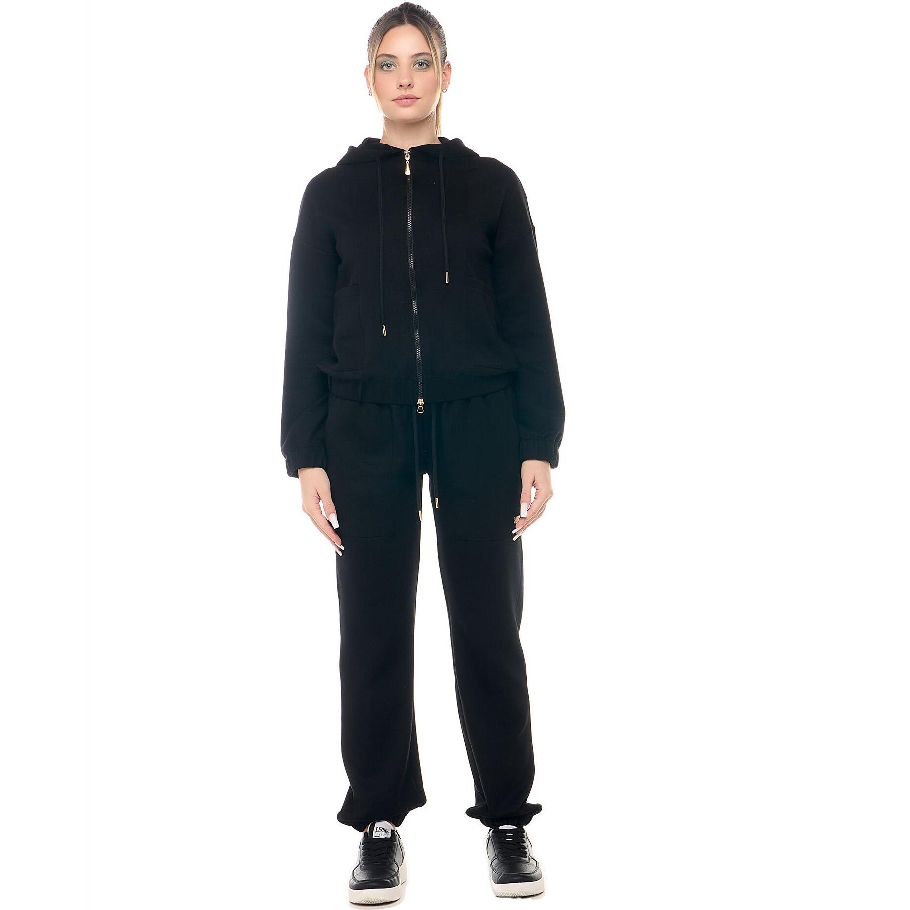 Chándal con capucha y cremallera para mujer Leone Chic Boxing