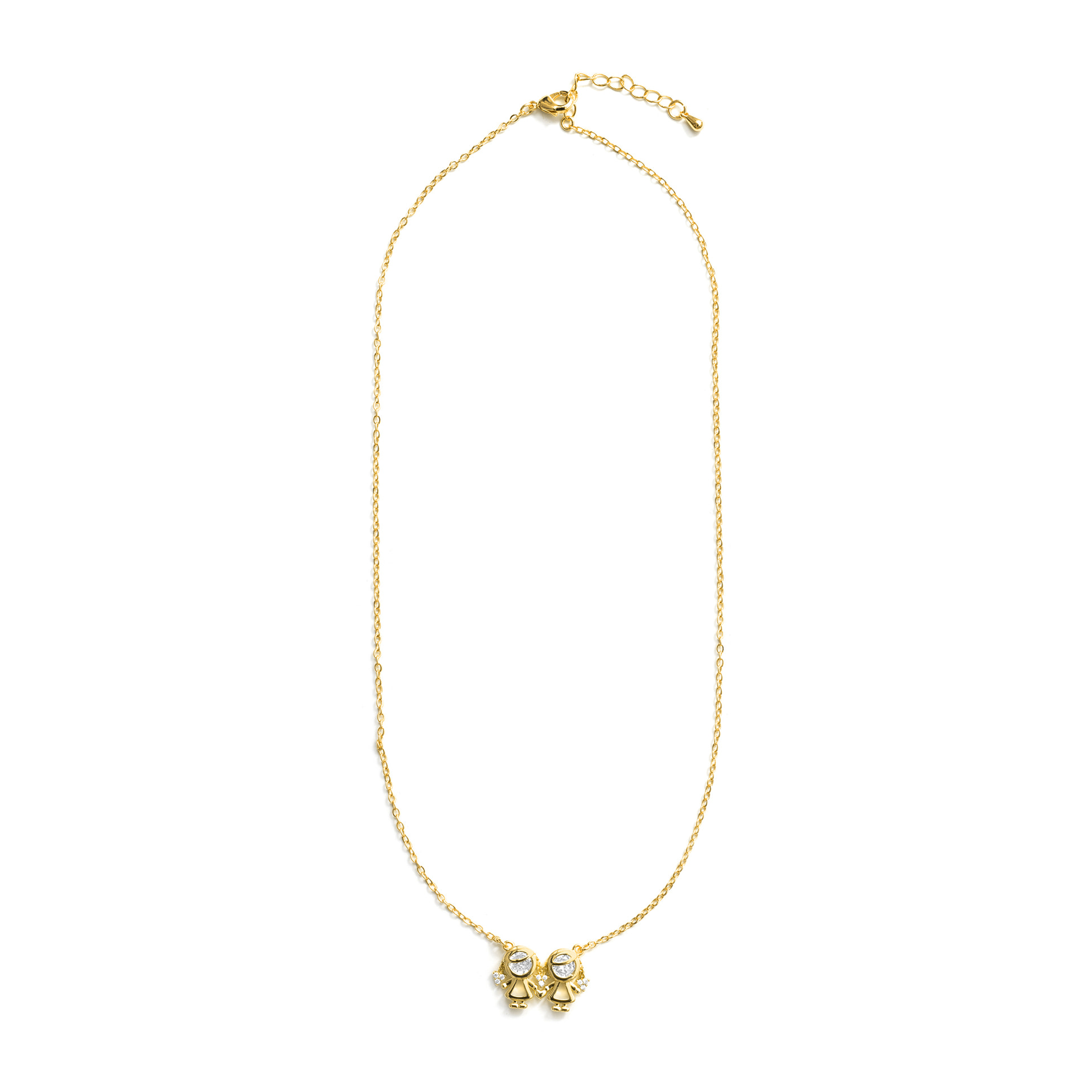 Collar Girls acabado oro amarillo 18k