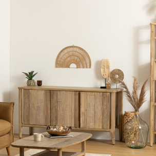 Déco murale "Arc" - roseau - 60x35 cm