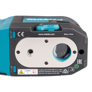 Láser de línea y cruz de 4 puntos MAKITA de 25 m 12 V CXT Li-Ion en bolsa - SK106DZ