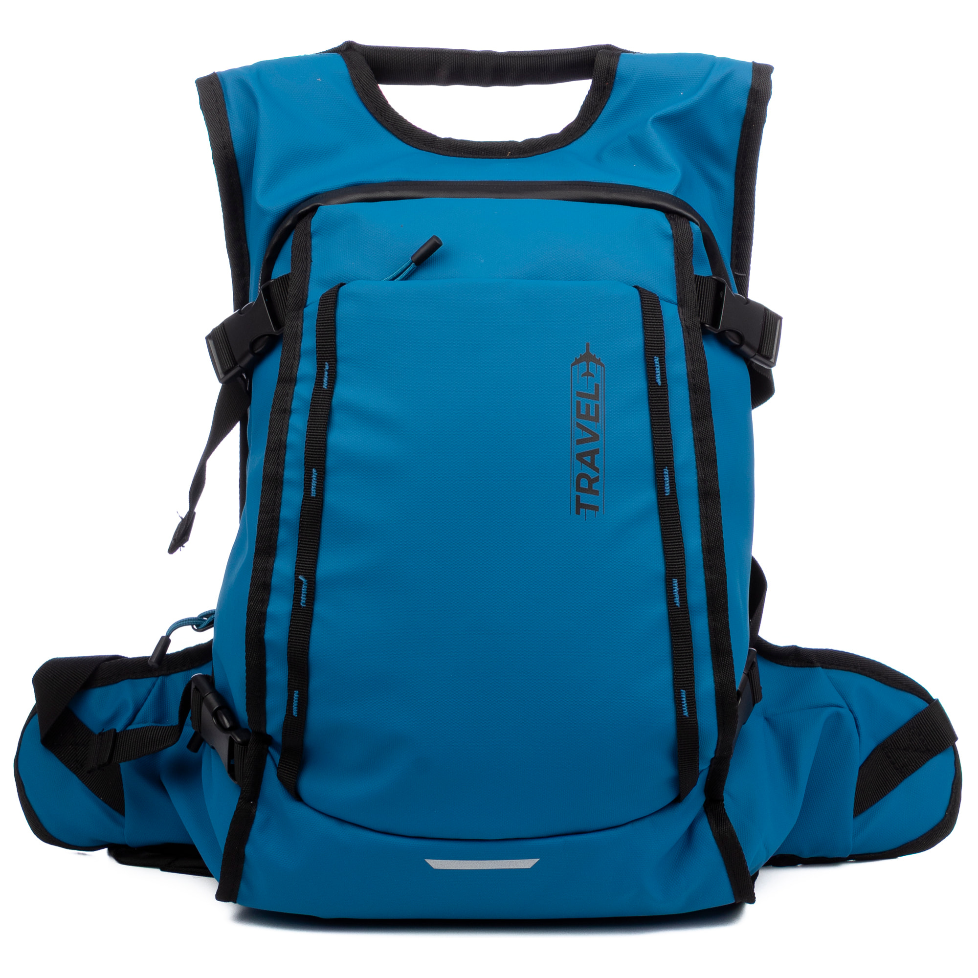 Set di 3 valigie flessibili in tessuto resistente all'acqua, riflettenti e di alta durata.