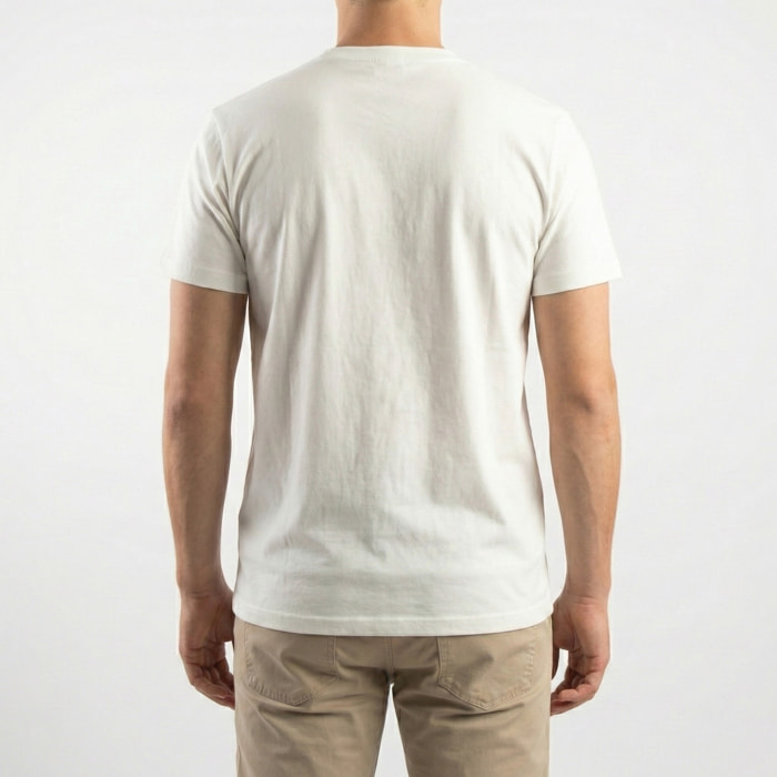 T-shirt jersey bio washed con logo