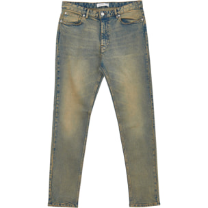 Jeans slim fit effetto acid wash