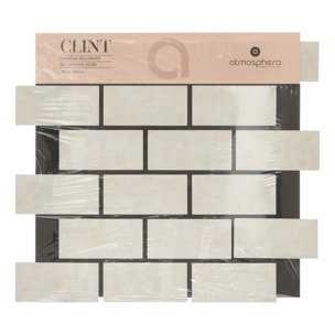 Panneau décoratif mural Clint beige 61x69cm