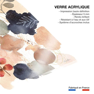 Tableau fleurs Nature et sérénité Tableau plexiglas