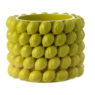 J-Line cache-pot Citron Vert - céramique - rouge - extra large - Ø 36 cm