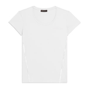 T-shirt Manica Corta con Logo FREDDY e Inserti Elastici