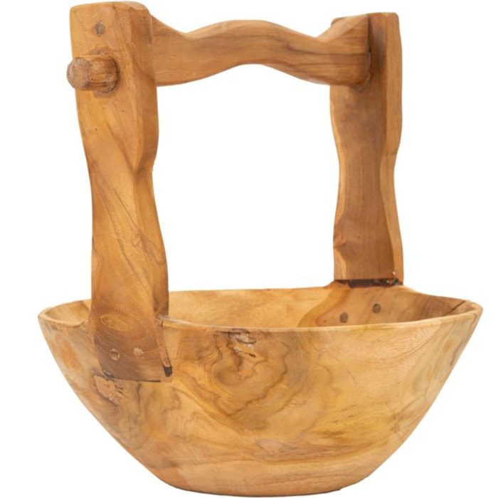 S/TASCHE TIMBO IN TEAK RICICLATO CM 32X25X27 (PEZZI UNICI - NON RIP. IN SERIE)