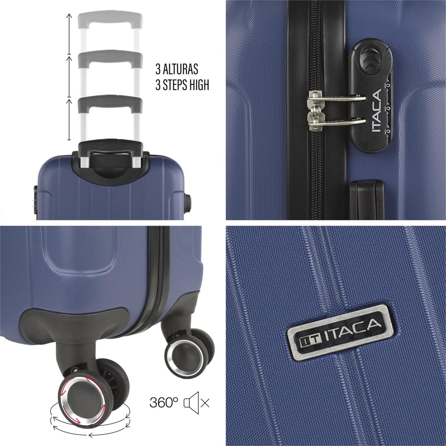 Maleta Itaca Havel Set De 3 Unidades Azul Vaquero