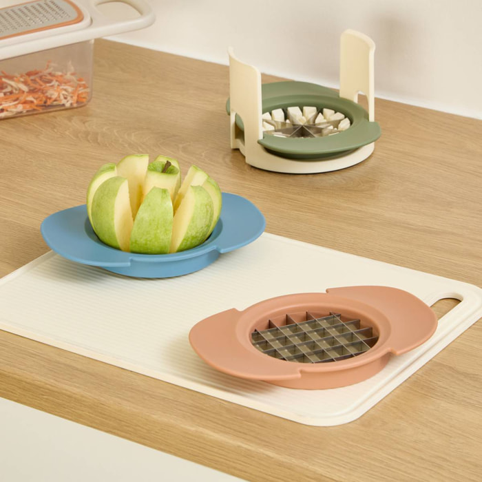 Lot de 3 lames coupe-fruits Colors multicolore