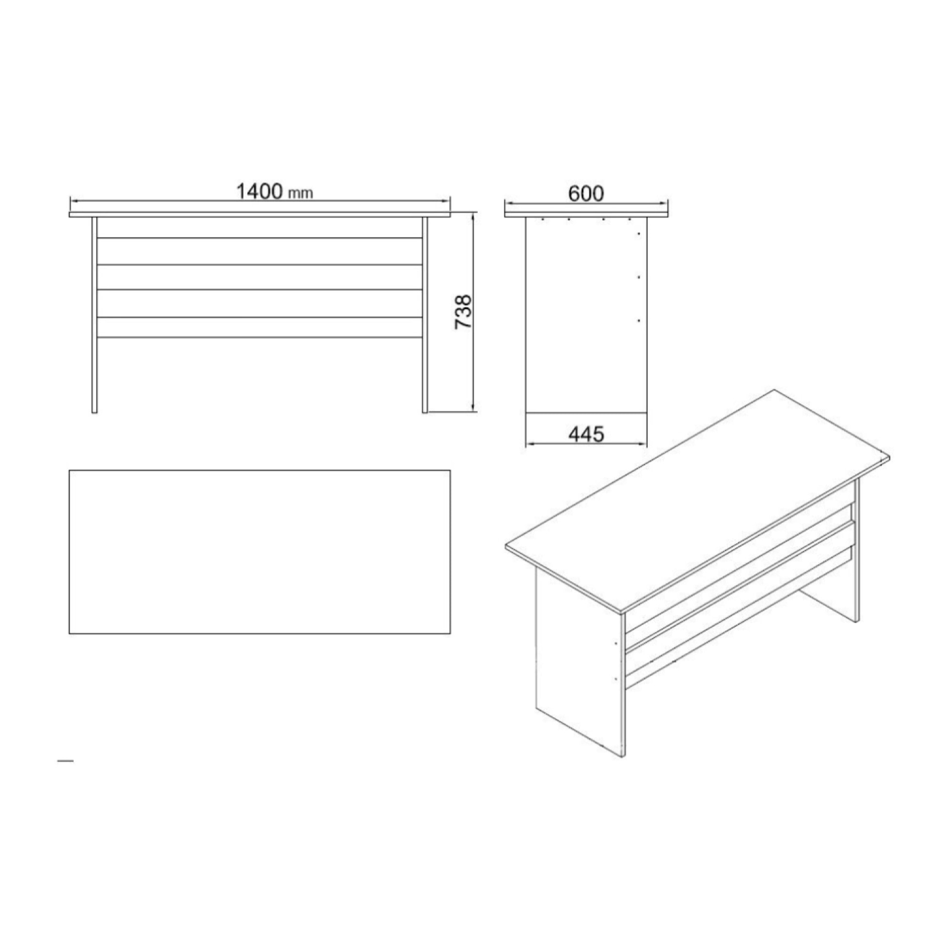 Ensemble de meubles bureau TONU