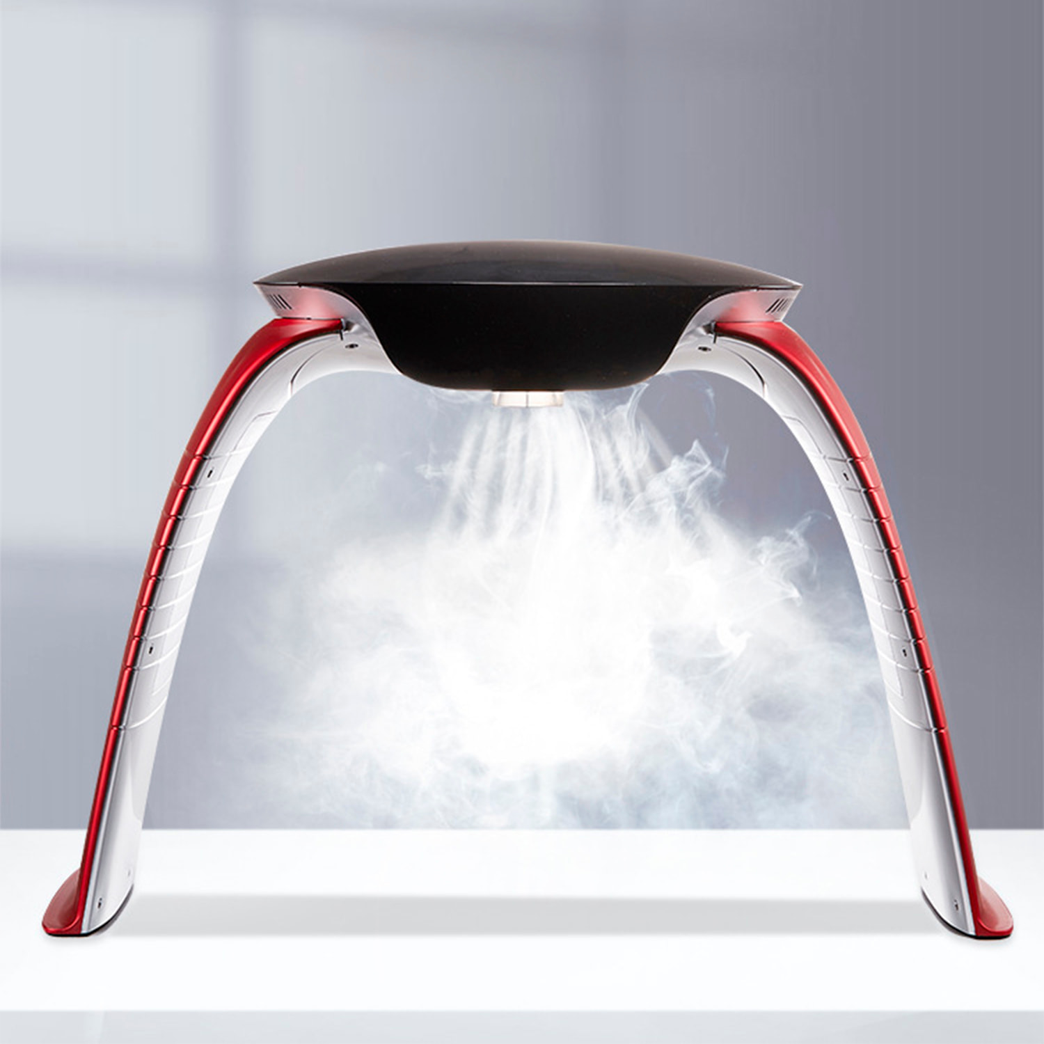 Dispositivo de luminoterapia con 7 colores, niebla de agua y compresa caliente.