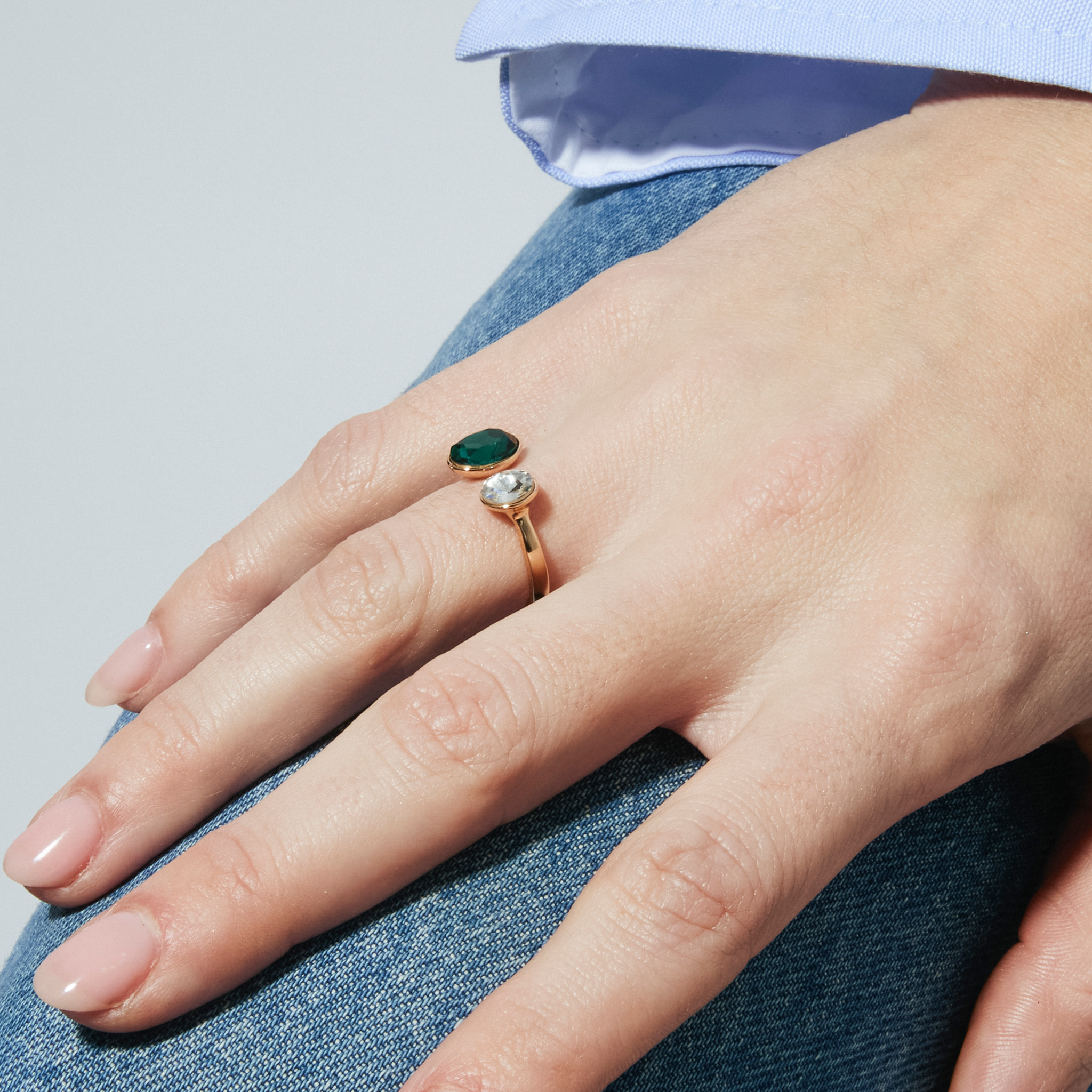 Anillo Rirath acabado oro amarilo 18k