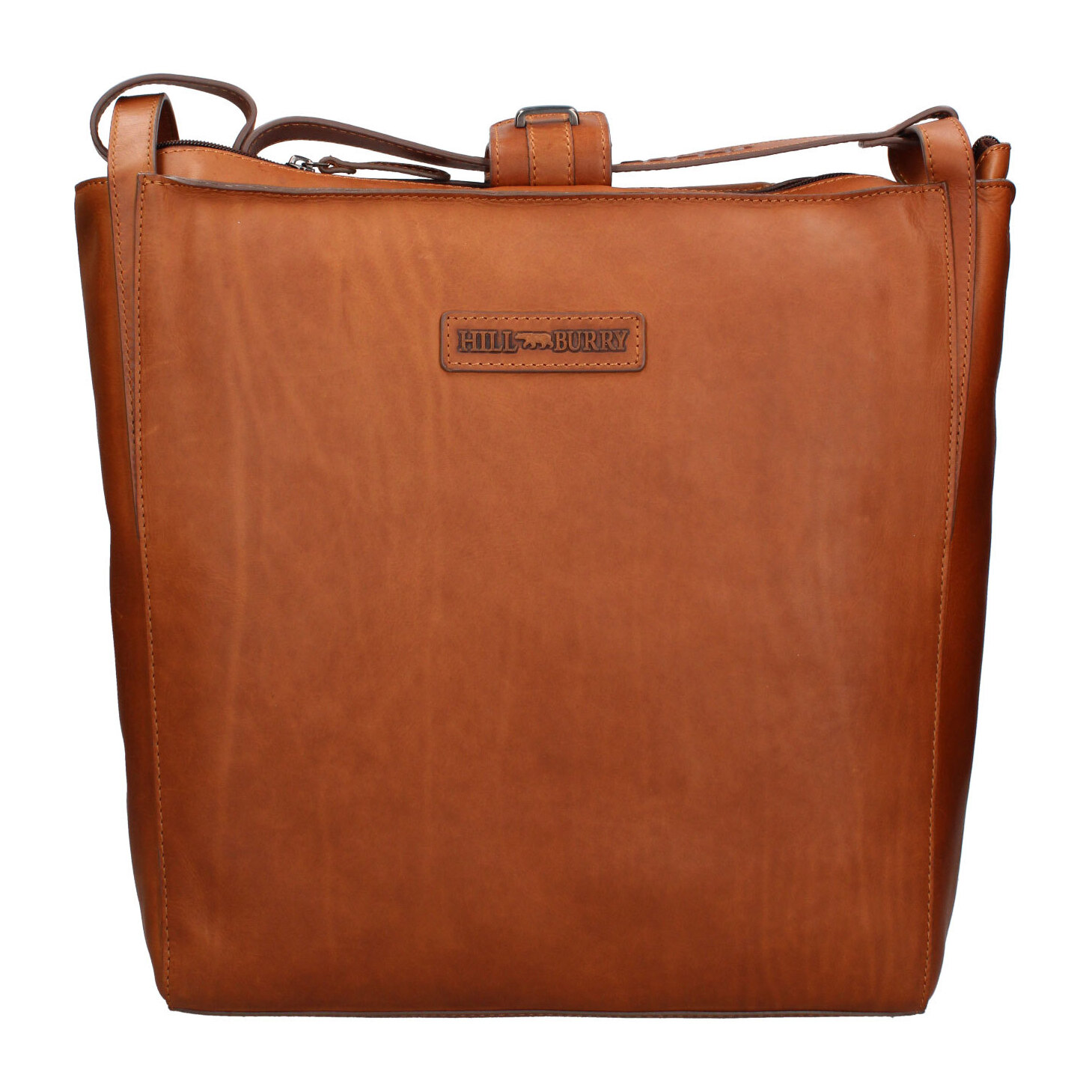 Borsa a tracolla  da uomo In Vera pelle Made in Italy 37x36x14 cm