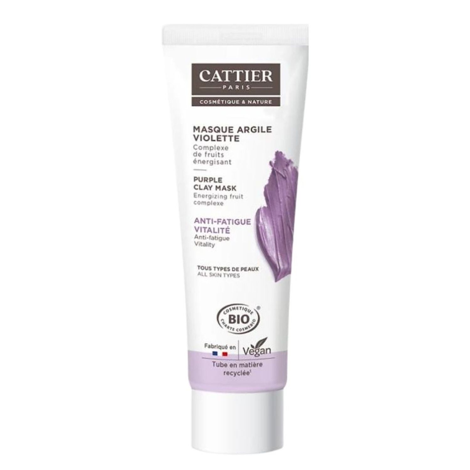 Masque à l'Argile Violette - Anti-Fatigue & Vitalité 100 ml