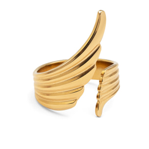 Anillo Dove Acero Baño Oro