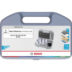Coffret de scies trépans à filetage Multi Material - BOSCH - 2608594614