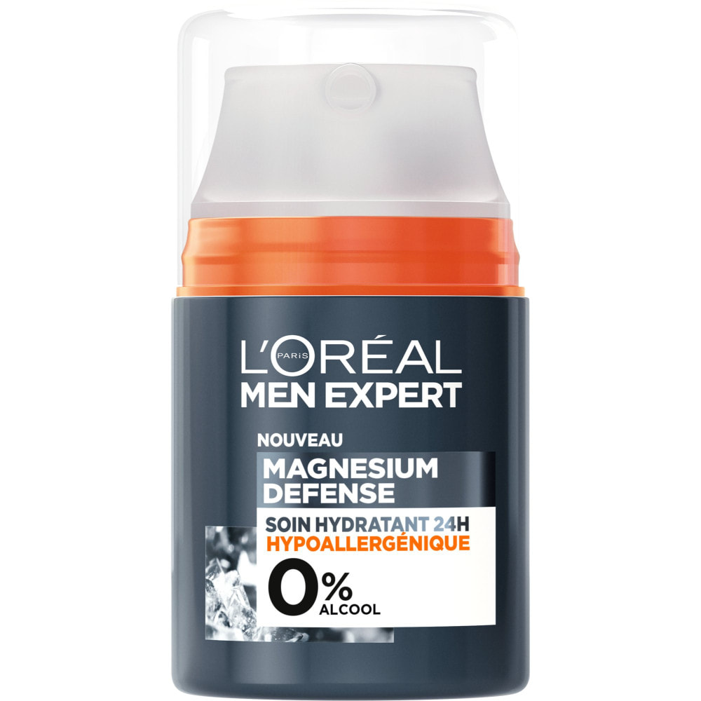 L'Oréal Men Expert Magnesium Defense Soin Hydratant 24H Hypoallergénique 0%