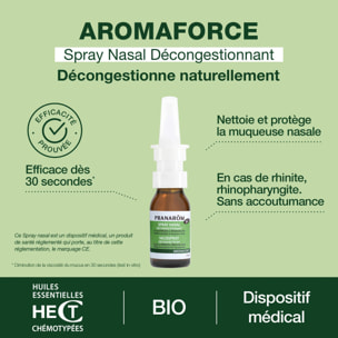Pranarom - Spray nasal DM - Décongestionnant - Bio - 15 ml