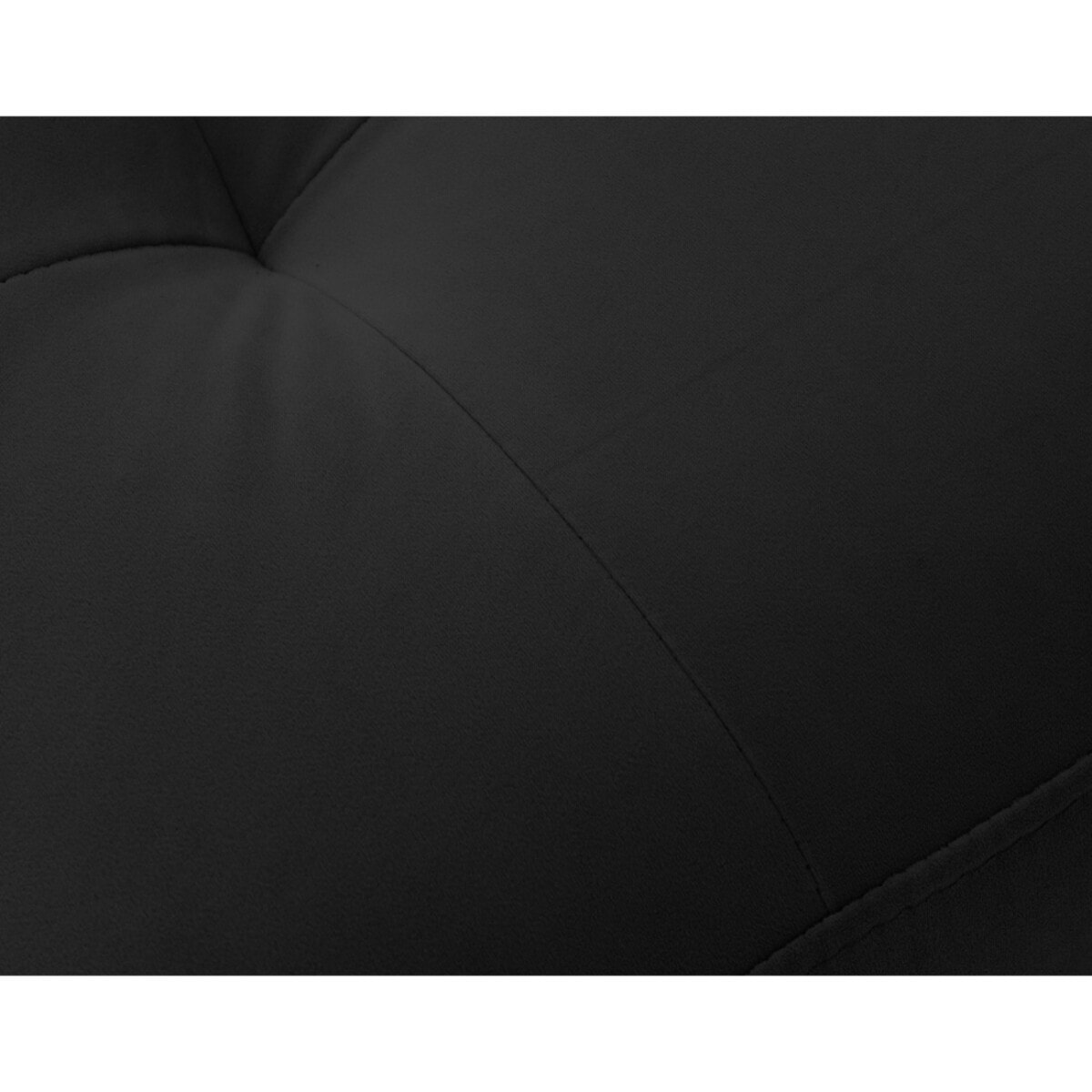 Isaure - pouf en velours - Noir