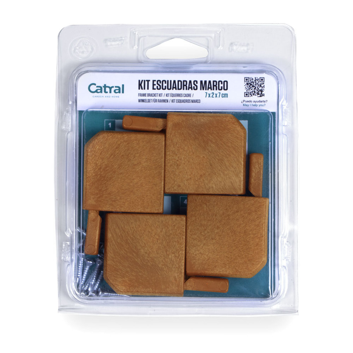 Kit Escuadras Lop Marco Marron