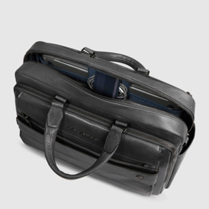 Piquadro Borsa da lavoro porta pc e porta iPad® personalizzabile con protezioni antiurto e RFID