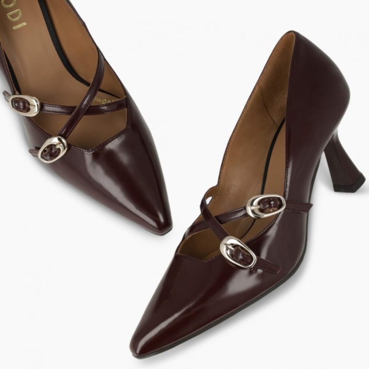 ZAPATOS DE SALÓN BURDEOS GUMER-PI