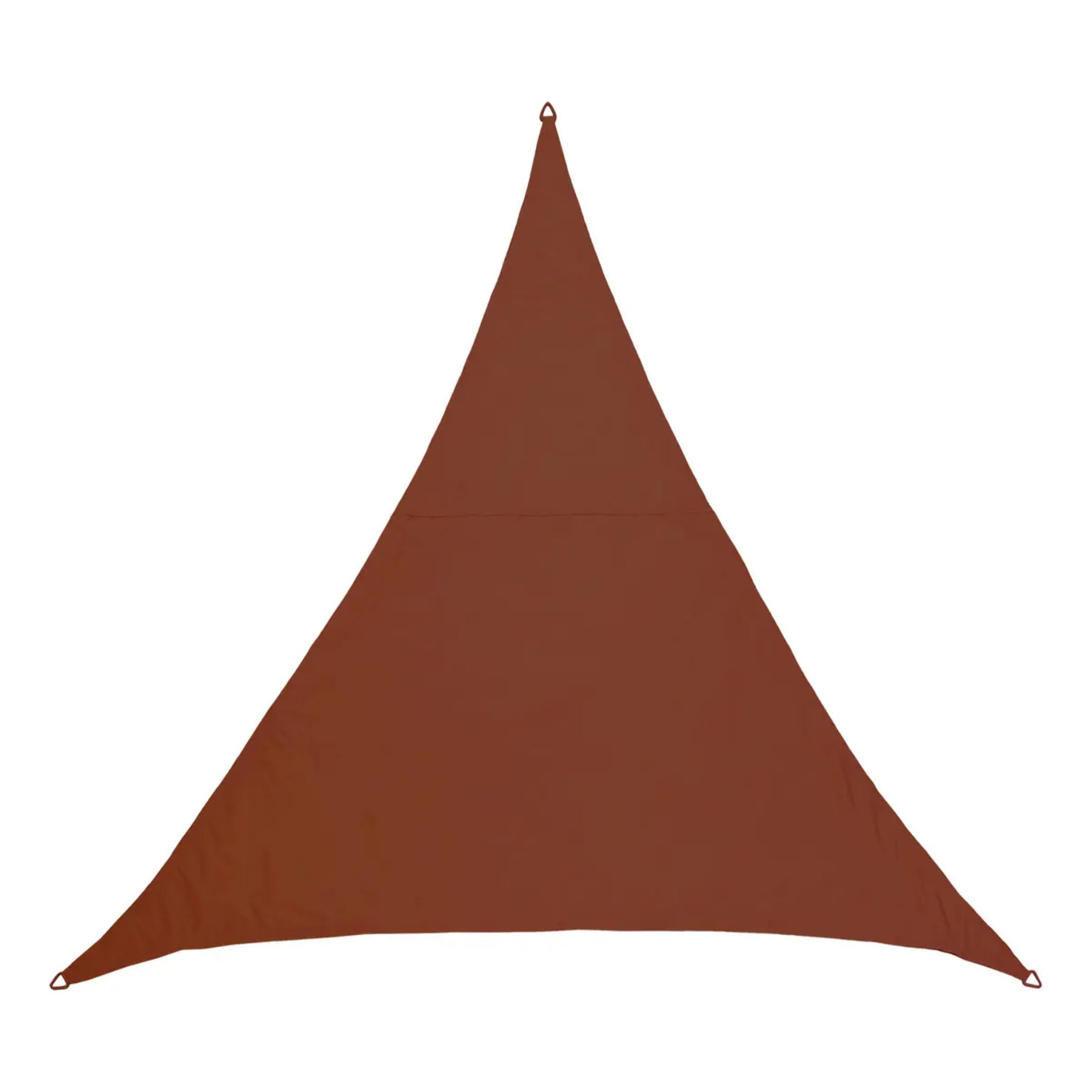 Voile d'ombrage Elyora 3x3x3m acajou