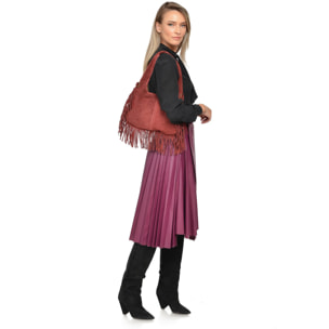 Borsa a tracolla Isabella Rhea Bordeaux