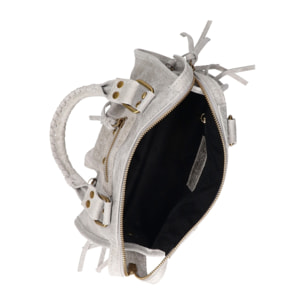 Borsa a spalla da donna - Modello Erisia - Vera pelle - 25.0 x 15.0 x 10.0 cm