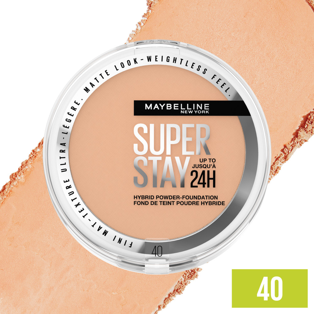 Maybelline New York Superstay 24H Hybride Fond de teint-Poudre Longue Tenue 40