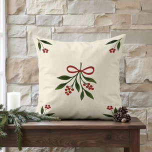 Housse de coussin 100% algodón Bouquet de Gui A 50x50 cm