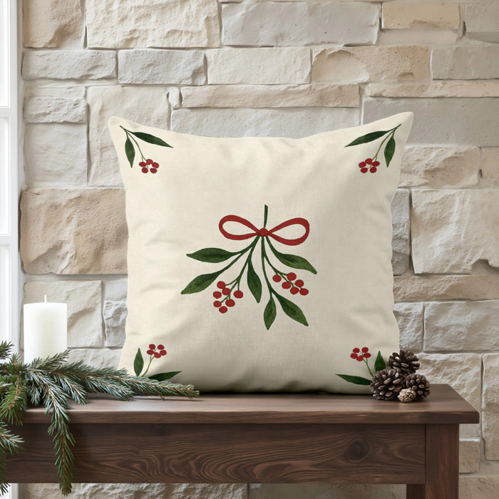 Housse de coussin 100% algodón Bouquet de Gui A 50x50 cm