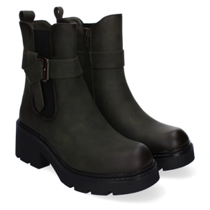 Botines de Tacón para Mujer, Comodos y Elegantes con Suela Dentada