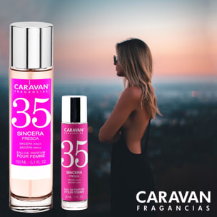 Caravan fragancias set de 2 frascos perfume de mujer nº35, de 150 ml