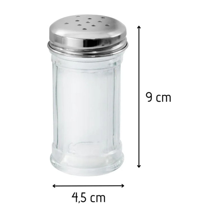 Saupoudreuse de cuisine en verre 9 cm Fackelmann Basic