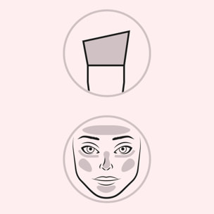 F103 DETAIL FOUNDATION Pennello viso ideale per applicare formule liquide e in crema.