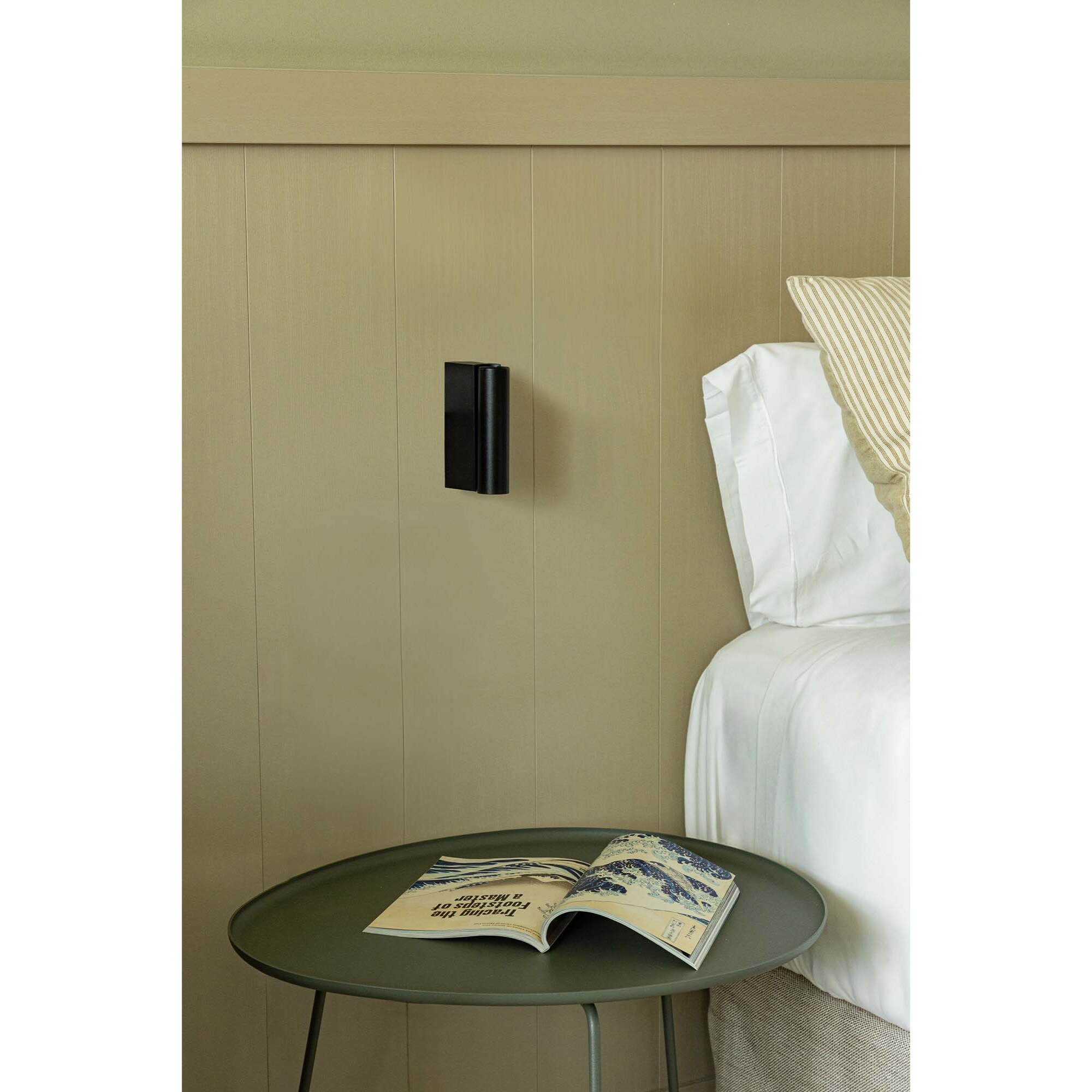 CRONOS Lampada da parete lettore nero